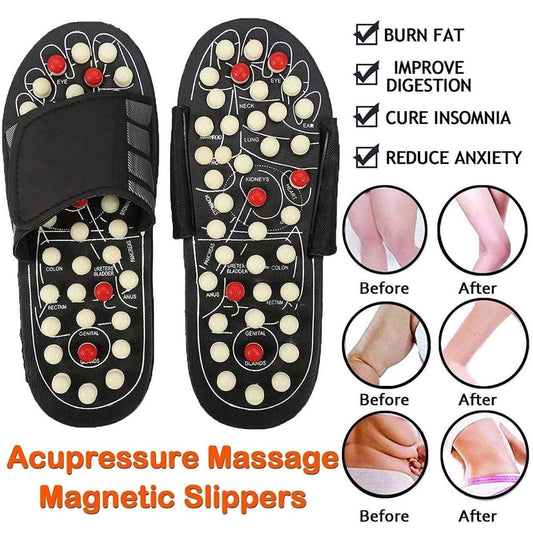 Acupressure and Magnetic Therapy Paduka Slippers for Men and Women
