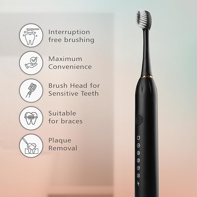 Electric Toothbrush, Teeth & Gums Care Toothbrushes